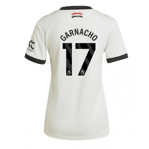 Fotbalové Dres Manchester United Alejandro Garnacho #17 Dámské Alternativní 2024-25 Krátký Rukáv